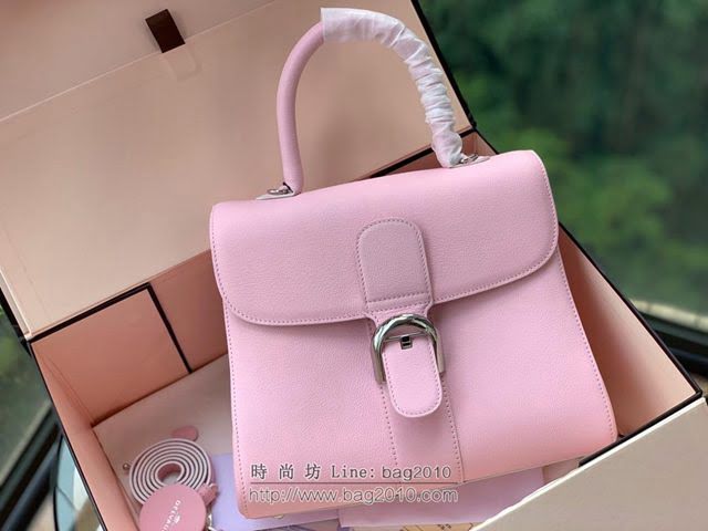DELVAUX女包 春夏新款 Brillant系列手袋 德爾沃女手提包 女手腕包 Dv0028 粉色 Delvaux單肩包  fcs1331